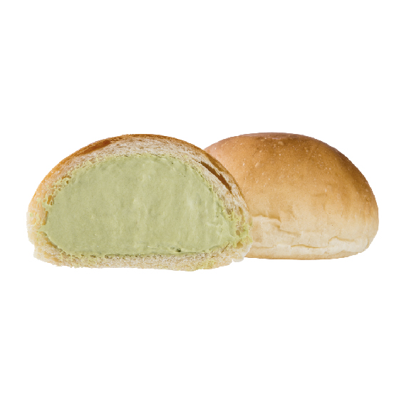 Green Tea Cream Bun.